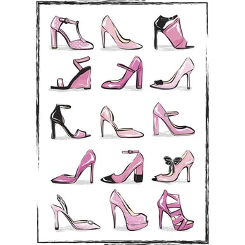 Plakát Plakát, Obraz - Pink Shoes, Martina Pavlova