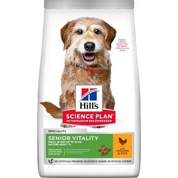 Krmivo pro ptáka Hill's Pet Nutrition s.r.o. Hill's Science Plan Canine Mature Adult 7+ Senior Vitality S & M Chicken 1,5 kg