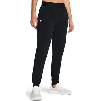 Dámské tepláky na volný čas Under Armour RIVAL HI RISE WOVEN PANTS W černé 1382727-001 - S | UK 9,5 | US 12