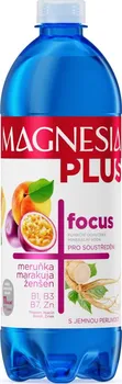Voda Magnesia Plus Focus jemně perlivá meruňka/marakuja/ženšen