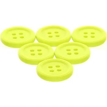 Příze Naše galanterie 3D knoflík kolečko čtyřdírkové limetkové