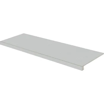 Dlažba Compila, DCFVF865, schodová tvarovka, 30x120 cm, šedá