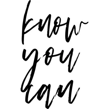 Plakát Plakát, Obraz - Know you can, Martina Pavlova