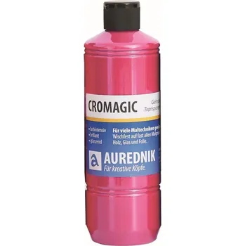 Speciální výtvarná barva AUREDNIK Transparentní barva Cromagic růžová 500 ml