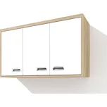 Nabytekmorava Závěsná skříň SZ 120 ke sklápěcí posteli barva lamina: dub sonoma světlý / bílé dveře