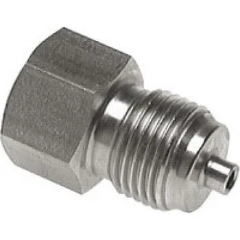 Instalatérský materiál TS Redukce manometrová G1/2" vnitřní - M20x1,5 vnější 400 bar, nerez 1.4571