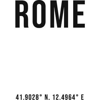 Plakát Plakát, Obraz - Rome simple coordinates, Finlay & Noa