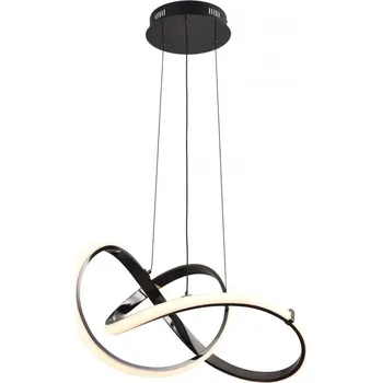 Zuma Line Indigo závěsné svítidlo 1x44 W černá-chrom-zlatá MD9717-1-3BCD