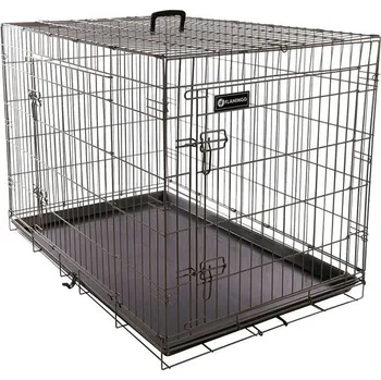 Pro psa Klec pro psy FLAMINGO Ebo Taupe 109x70x77cm (2 dveře)