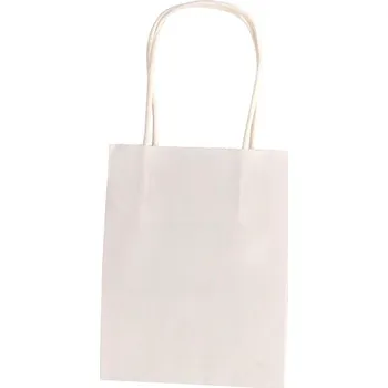 Dárková taška Papírová taška malá bílá 12x15x5,5 cm 110g/m2
