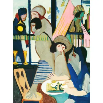 Plakát Plakát, Obraz - The Café, Talking over Coffee, Ernst Ludwig Kirchner