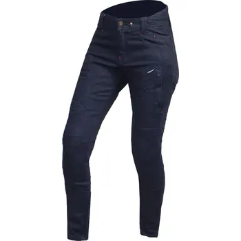 Moto kalhoty Dámské džíny na moto Trilobite Tactical dark blue vel. 34