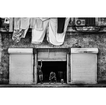 Plakát Plakát, Obraz - workshop under the laundry, Pavol Stranak