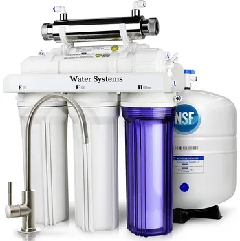 Ochranný vodní filtr Nanofiltrace 85 GPD šestistupňová s UV lampou