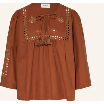 Ba&Sh Dámská Halenka Malta S Děrovanou Krajkou, hnědá, 32