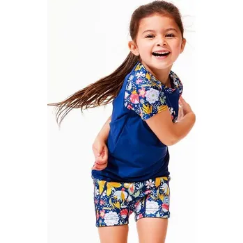 Kojenecké plavky Splash About Plážové UV triko pro děti krátký rukáv Garden Delight Vel. (2-3 roky)