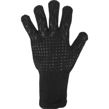 Příslušenství pro gril Ohnivzdorné grilovací rukavice s protiskluzovou úpravou - Černá