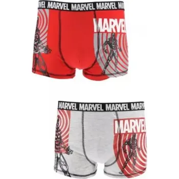 Boxerky Sun City Marvel VH3536 Boxer 2 Pack červená/šedá