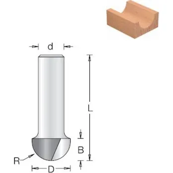 Fréza DIMAR Fréza stopková R7.9 x 11 - 1060155