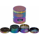 Remo 11349 Drtič tabáku 4x kov + sklo ∅5,5cm