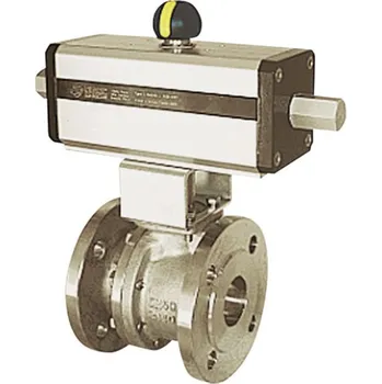 Vodovodní kohout PEKOS+Omal Kohout 06TTT PN40+pneupohon DA DN200