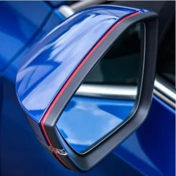 Tuning Milotec Designové červené lišty zpětných zrcátek Škoda Kodiaq I (2016 - 2024)