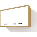 Nabytekmorava Závěsná skříň SZ 120 ke sklápěcí posteli barva lamina: buk / bílé dveře