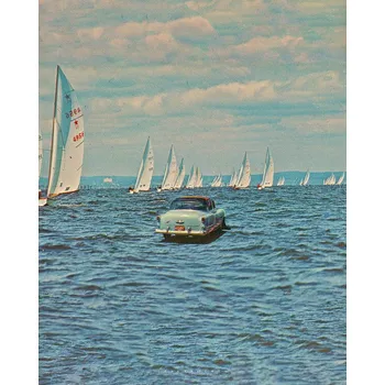 Plakát Plakát, Obraz - Ride on the sea, spacerocket art