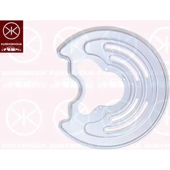 Brzdový kotouč Ochranný plech proti rozstřikování, brzdový kotouč KLOKKERHOLM 6062878