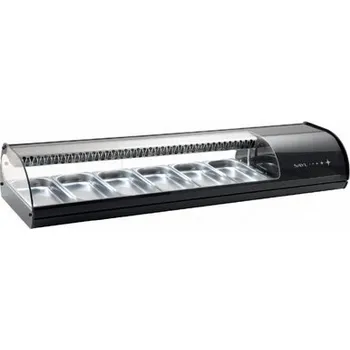 Stolní chlazená vitrína • VS6xP - černá, červená, stříbrná, ebenová, bílá