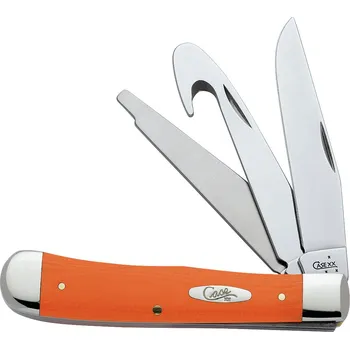 Pracovní nůž W.R. Case 76226 Orange G-10 Hunter Trapper