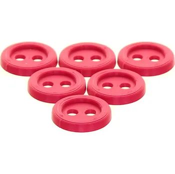 Příze Naše galanterie 3D knoflík kolečko dvoudírkové purpurové