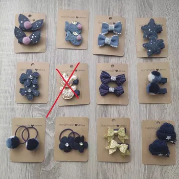 Sponky do vlasů v modré barvě číslo 13