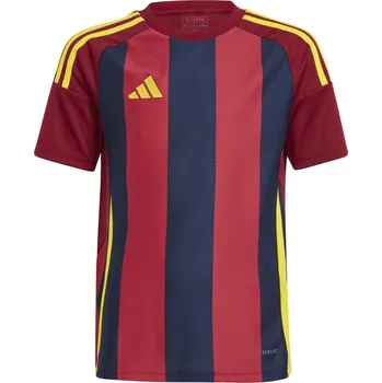 Chlapecké tričko Dětské Tričko s krátkým rukávem ADIDAS STRIPED 24 JSYY IW2139 – Červená 176