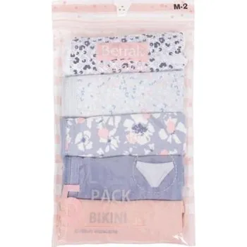 Dámské kalhoty Dámské kalhotky v barvě ecru 5-pack