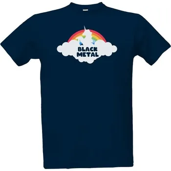 Tričko s potiskem Black metal pánské
