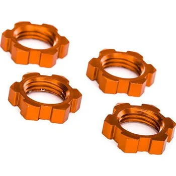 Matice Traxxas matice kola 17mm hliníková oranžová (4) - expresní doprava
