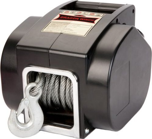 Elektrický přenosný naviják 12V , 2268kg
