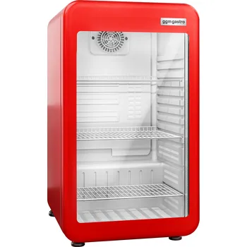 GGM Gastro MBKX136BSN minibarová lednice, červená