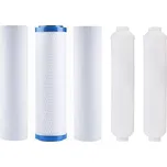 Základní sada 5 filtrů 10" k RO 5µm+uhlík+1µm+AICRO+AIMRO Mineralizace: Mineralizace polovypálený dolomit v sáčku