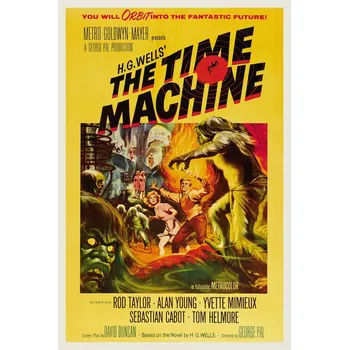 Plakát Plakát, Obraz - Time Machine, H.G. Wells