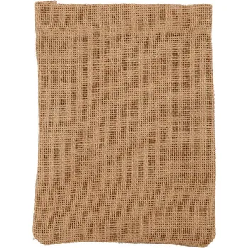 Sáček na potraviny Jutový sáček velký 15x20 cm - 4 ks