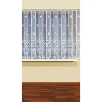 Záclona Olivia kusová záclona bílá
