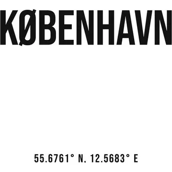 Plakát Plakát, Obraz - Copenhagen DK simple coordinates, Finlay & Noa