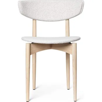 Jídelní židle Ferm Living Čalouněná jídelní židle Herman Wood, white beech/off-white