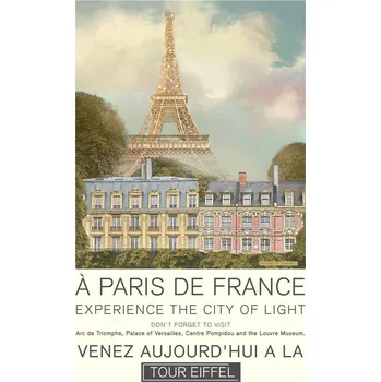 Plakát Plakát, Obraz - Paris retro print, Dionisis Gemos