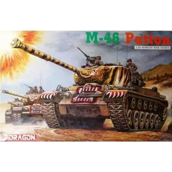 Plastikový model DRAGON Model Kit tank 6805 - M-46 PATTON (1:35) - expresní doprava