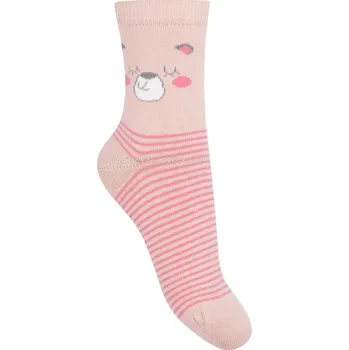 Dívčí oblečení WOLA Dětské ponožky u24.01p-vz.086 Barva: C18, Velikost: 24-26(16-17)