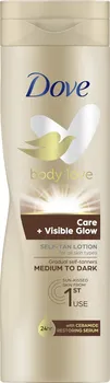 Samoopalovací přípravek DOVE Body Love Care + Visible Glow Self-Tan Lotion 250 ml