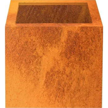 Květináč Palatino Květináč Nora, 50 × 50 × 50 cm, cortenová ocel, červenohnědá